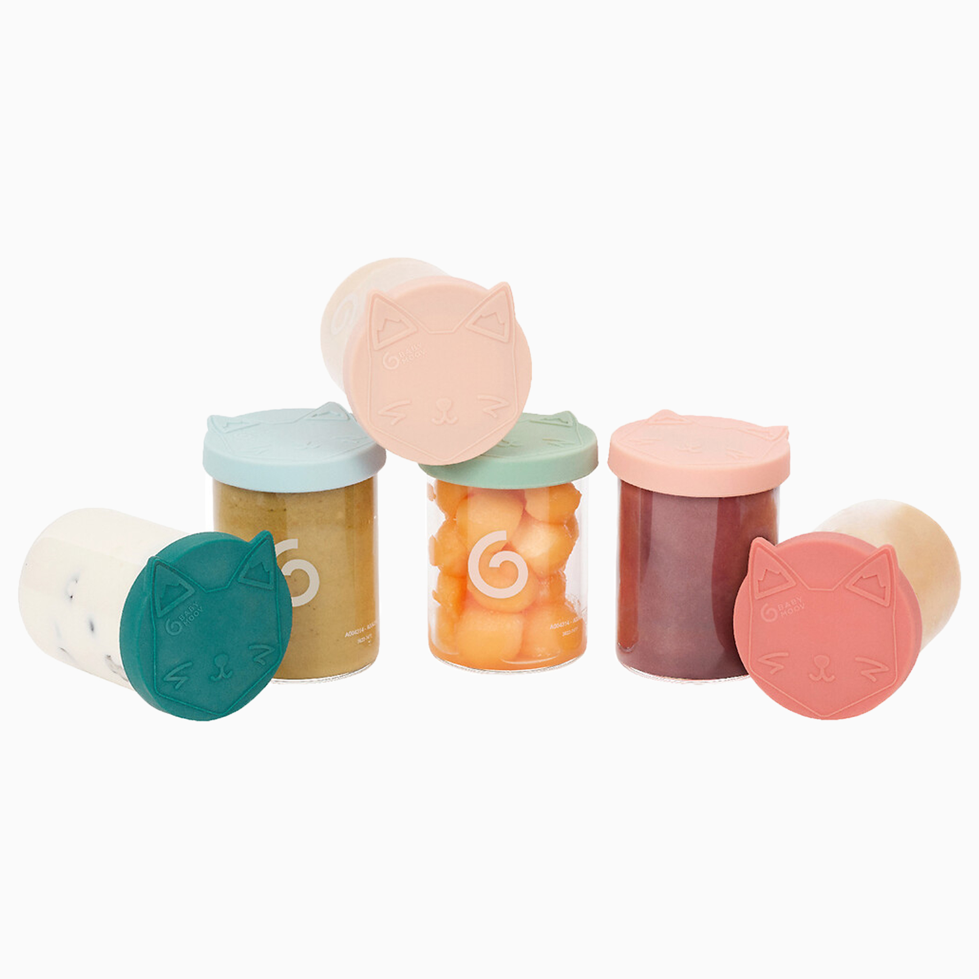 SET 6 FRASCOS DE ARMAZENAMENTO EM VIDRO ISYBOWLS