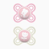 PACK CHUPETA PERFECT START 0-2M ROSA