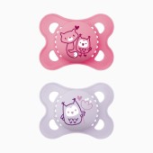 PACK CHUPETA ORIGINAL PURE 2-6M ROSA