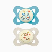 PACK CHUPETA ORIGINAL PURE NIGHT 2-6M AZUL