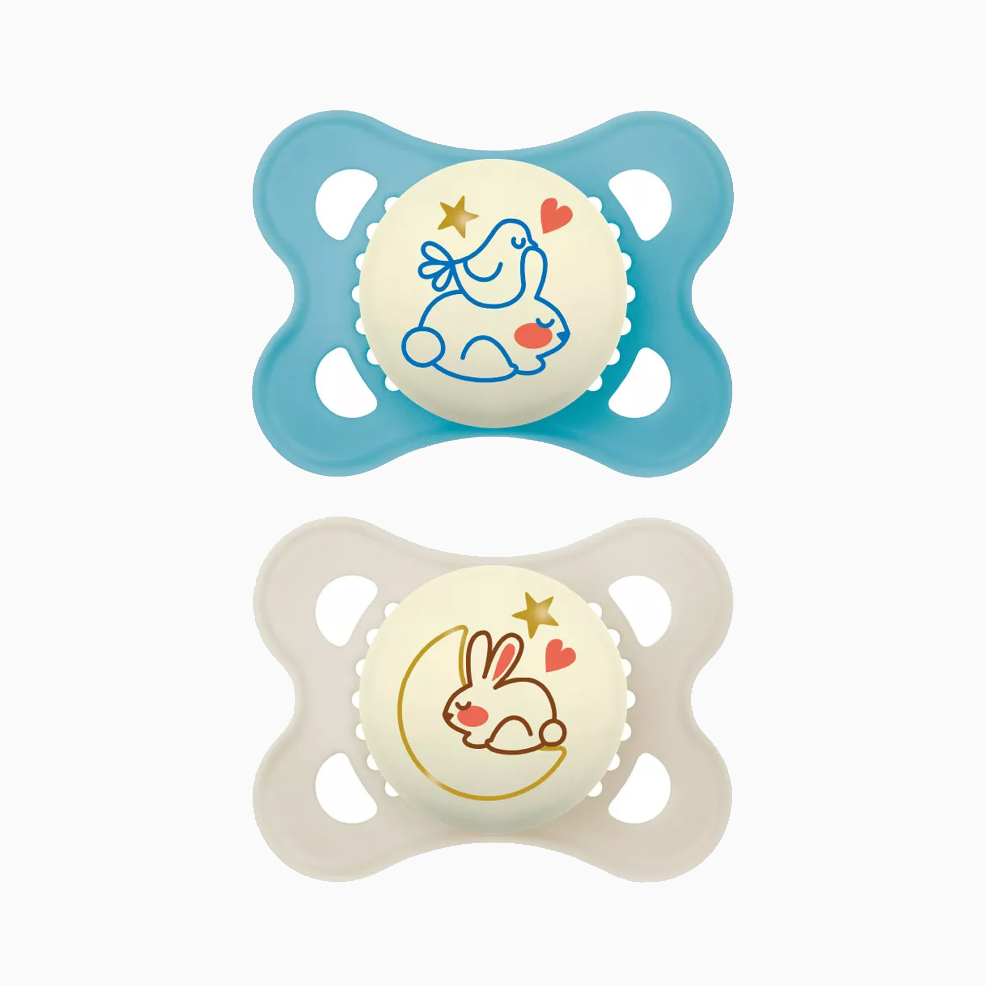 PACK CHUPETA ORIGINAL PURE NIGHT 2-6M