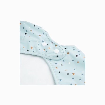 BABETE COM MANGAS E BOLSO HAPPY DOTS