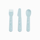 CONJUNTO TALHERES FOODIE HAPPY DOTS BLUE