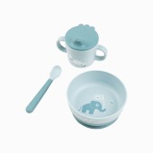 CONJUNTO PRIMEIRA REFEIO FOODIE ELPHEE BLUE