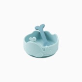 TAA E COLHER SILICONE STICK&STAY WALLY BLUE