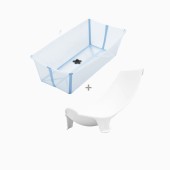PACK BANHEIRA FLEXI BATH XL + SUPORTE PARA RECM-NASCIDOS OCEAN BLUE