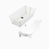 PACK BANHEIRA FLEXI BATH XL + SUPORTE PARA RECM-NASCIDOS SANDY BEIGE