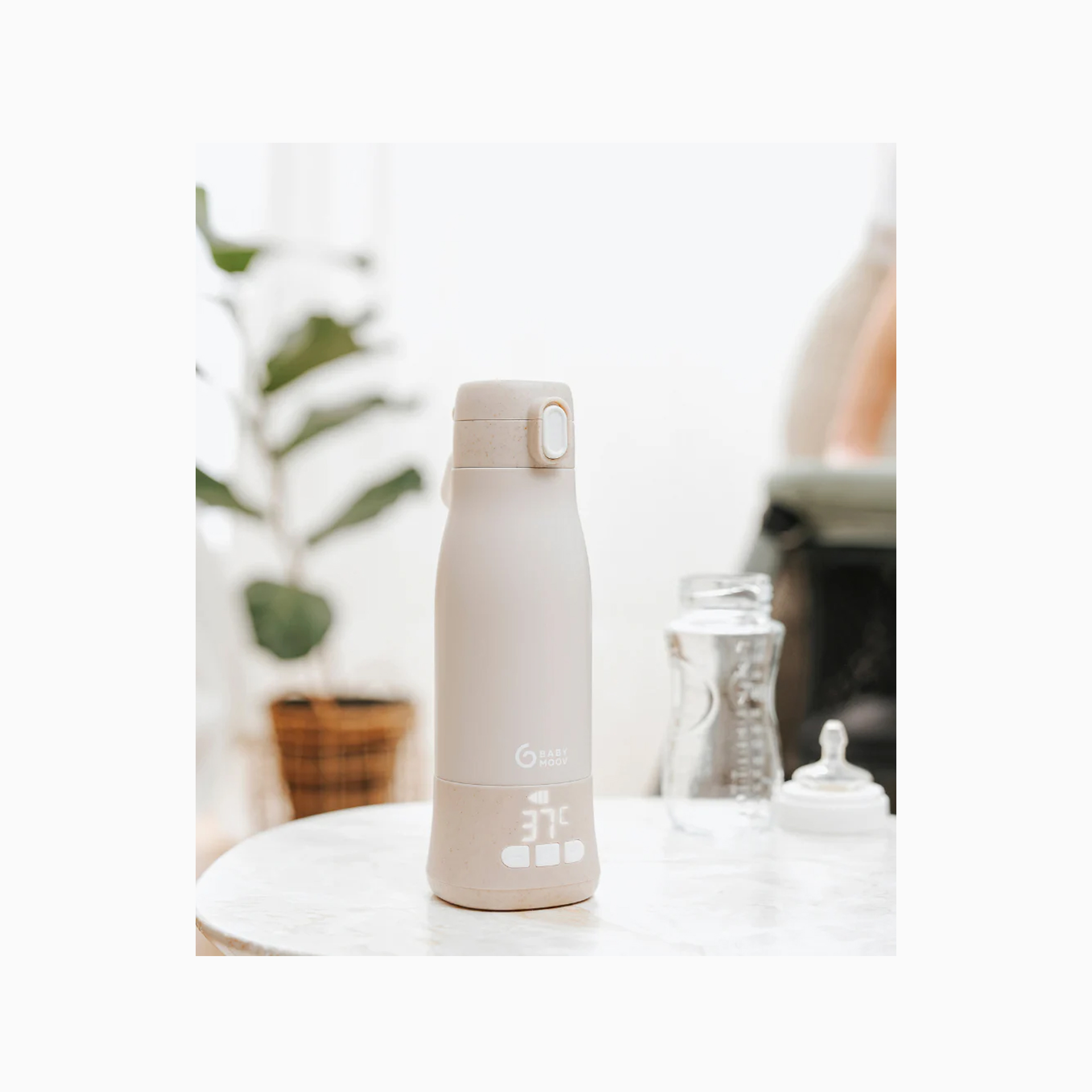 AQUECEDOR DE BIBERÕES RECARREGÁVEL PORTÁTIL MOOV & FEED