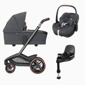 PACK FAME + PEBBLE 360 PRO 2 + FAMILYFIX 360 PRO TWILLIC GRAPHITE