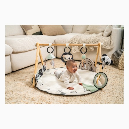 TAPETE DE ATIVIDADES LUXE DEVELOPMENTAL GYMINI BLACK & WHITE DÉCOR