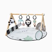 TAPETE DE ATIVIDADES LUXE DEVELOPMENTAL GYMINI BLACK & WHITE DCOR
