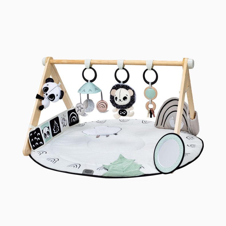 TAPETE DE ATIVIDADES LUXE DEVELOPMENTAL GYMINI BLACK & WHITE DCOR