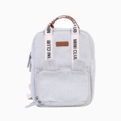 MOCHILA INFANTIL MINI CLUB SIGNATURE CANVAS OFFWHITE