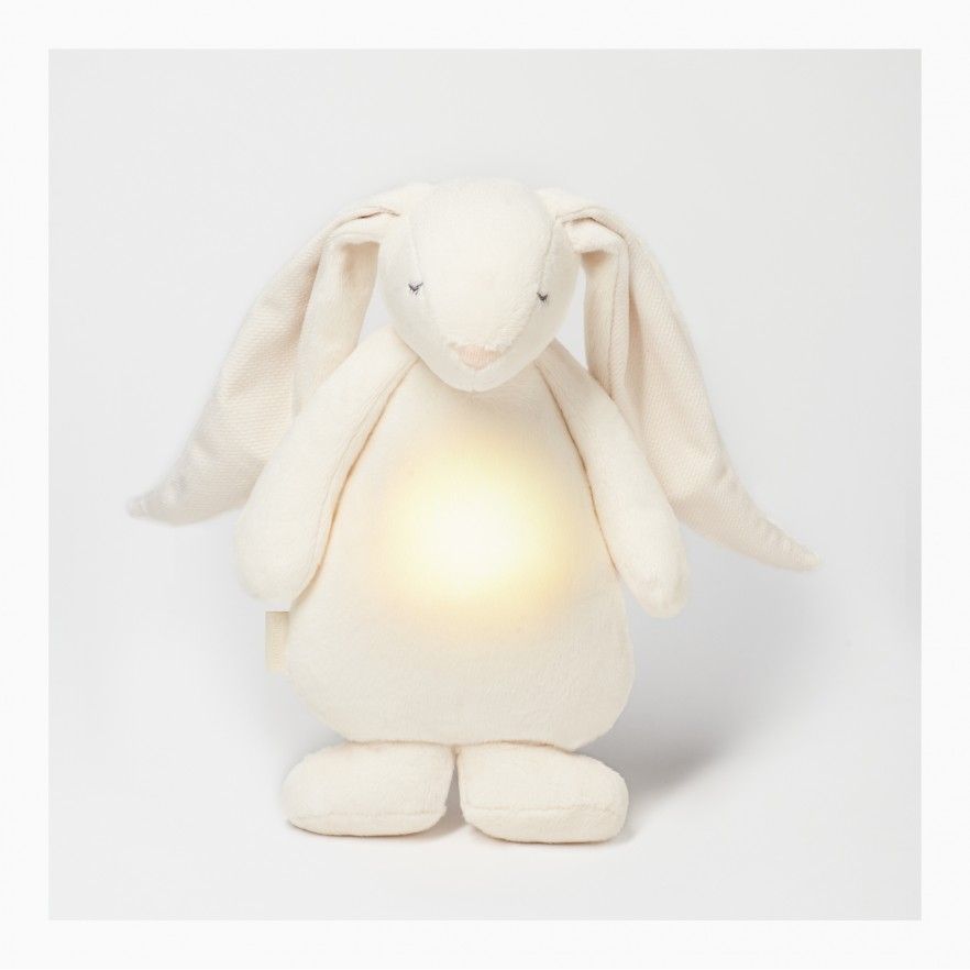 PELUCHE LUZ-SOM COELHO MOONIE CREME