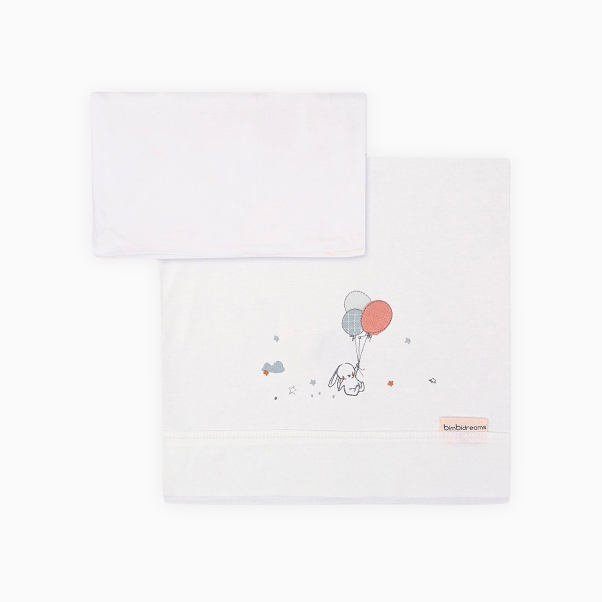 LENÇOL PARA ALCOFAS JOLIE BRANCO/ROSA