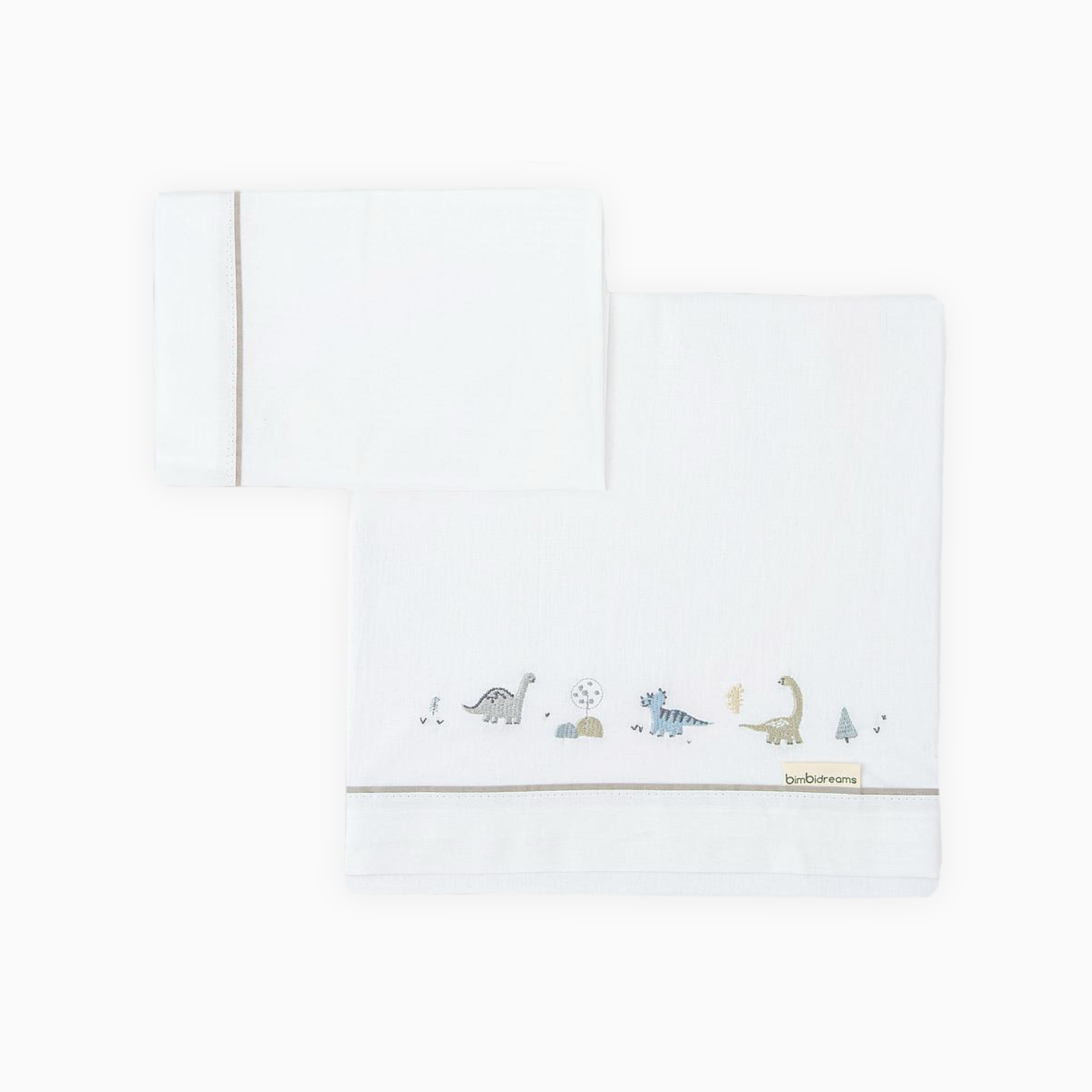 LENÇÓIS ALGODÃO TREX BRANCO/VERDE