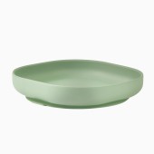 PRATO SILICONE COM VENTOSA VERDE