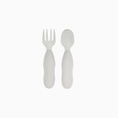 CONJUNTO 2 PR-TALHERES INOX GRIS