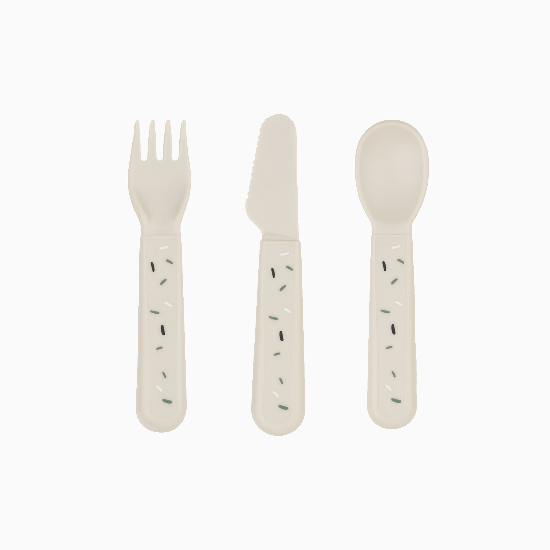 CONJUNTO TALHERES FOODIE CONFETIS