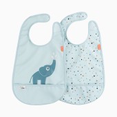SET 2 BABETES COM VELCRO ELPHEE BLUE