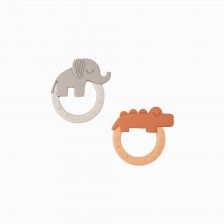 SET 2 MORDEDORES TEETHER DEER FRIENDS