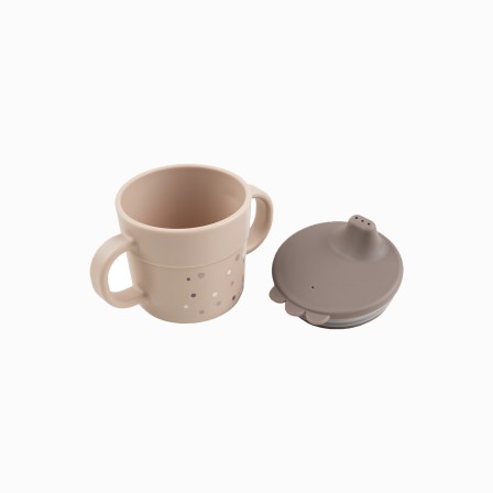 COPO COM BICO SPOUT FOODIE HAPPY DOTS