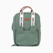 MOCHILA INFANTIL MINI CLUB SIGNATURE CANVAS GREEN
