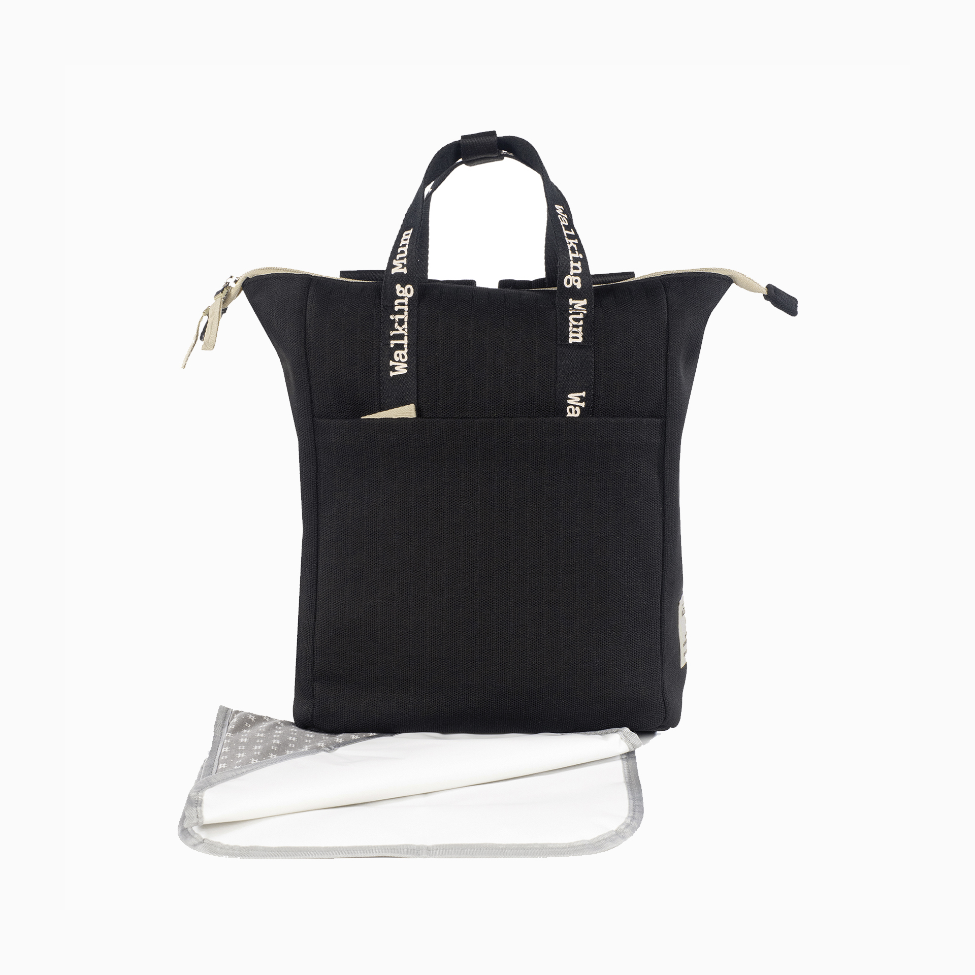 MOCHILA ECO MUM BLACK