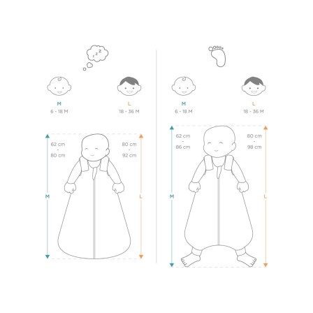 SACO DE DORMIR ON THE MOVE TOG 2.5 ELEPHANT