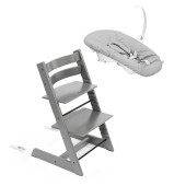 CADEIRA DE PAPA TRIPP TRAPP STORM GREY + NEWBORN SET GREY CADEIRA DE PAPA TRIPP TRAPP STORM GREY + NEWBORN SET GREY