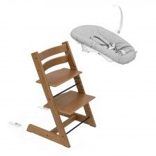 CADEIRA DE PAPA TRIPP TRAPP OAK + NEWBORN SET