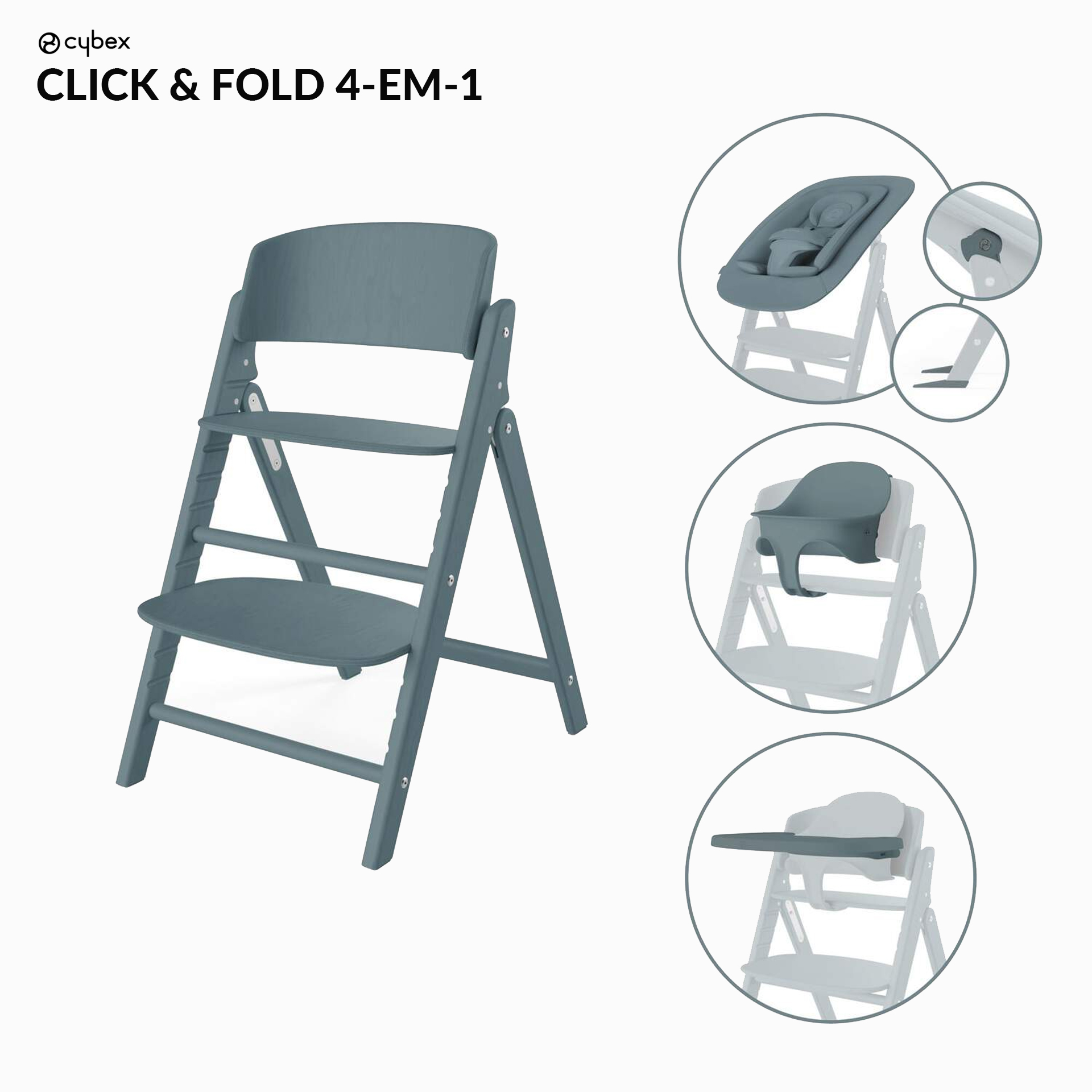 CLICK & FOLD 4 EM 1 SET