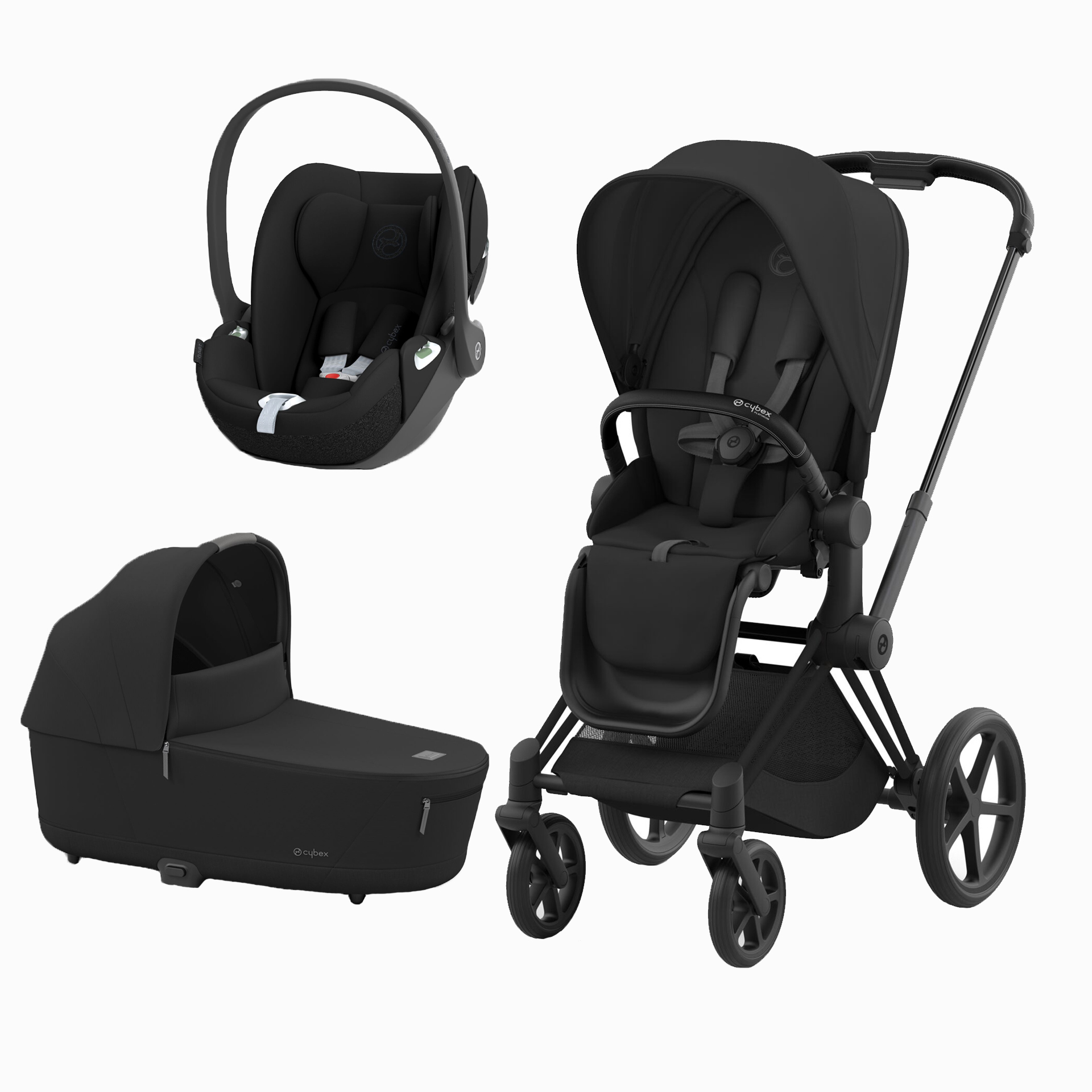 PRIAM MATT BLACK + SEAT PACK + ALCOFA PRIAM + CLOUD T