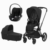 PRIAM MATT BLACK + SEAT PACK + ALCOFA PRIAM + CLOUD T SEPIA BLACK
