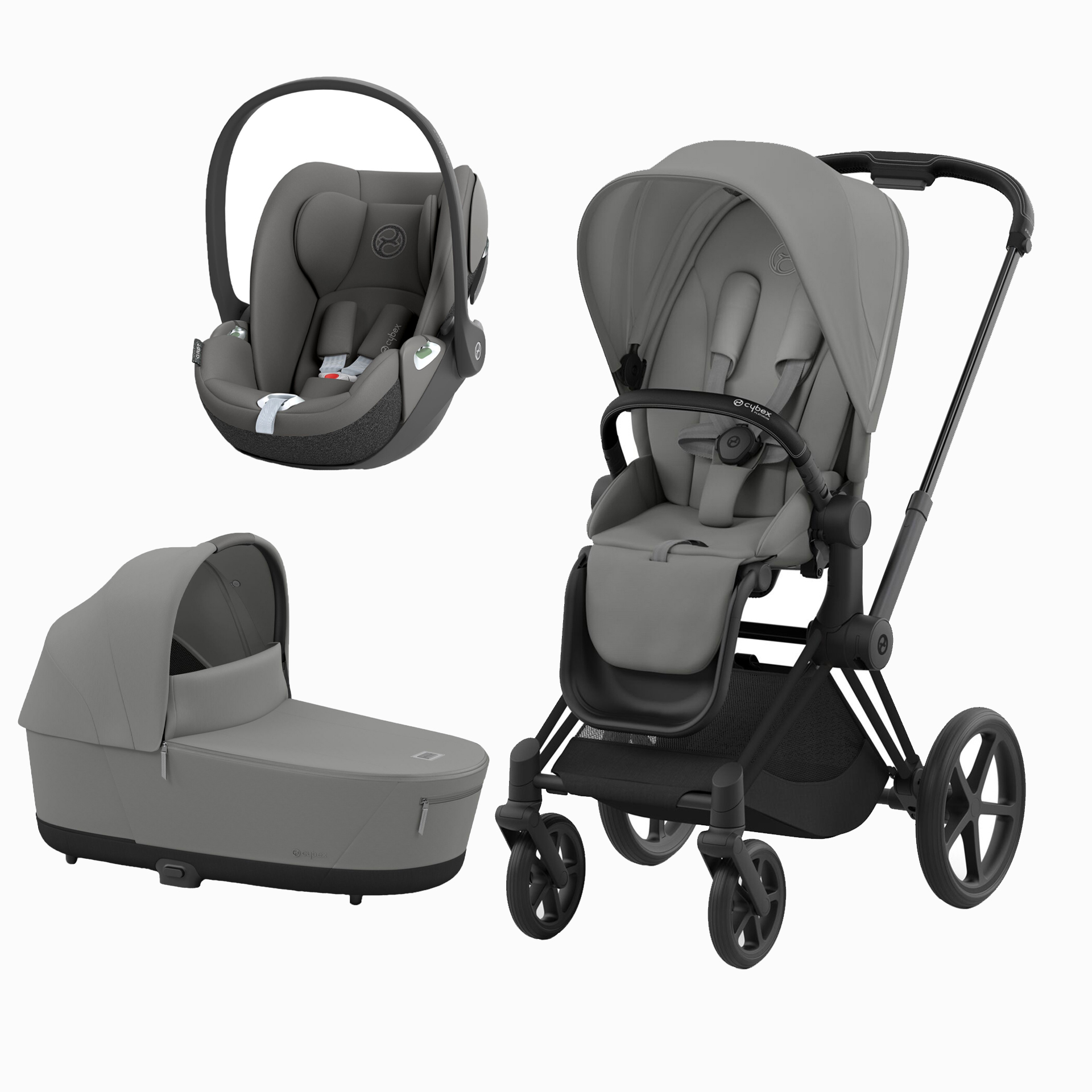 PRIAM MATT BLACK + SEAT PACK + ALCOFA PRIAM + CLOUD T