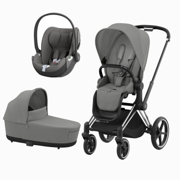 PRIAM CHROME BLACK + SEAT PACK + ALCOFA PRIAM + CLOUD T