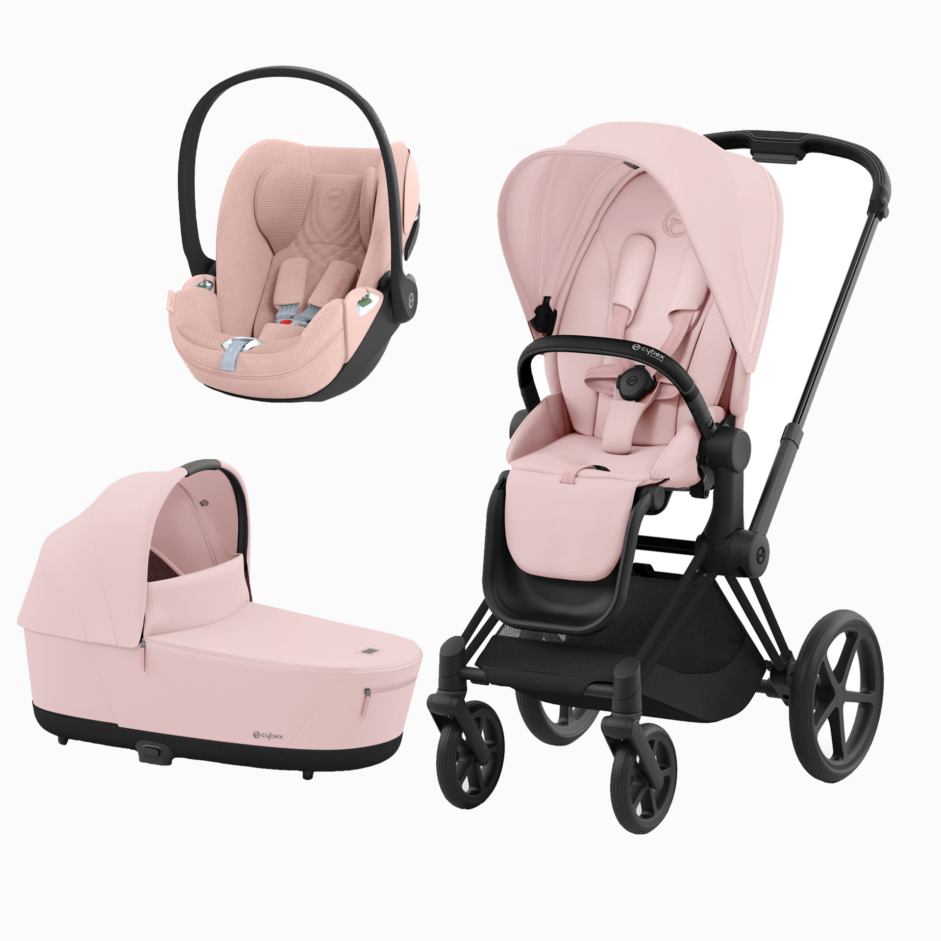 PRIAM MATT BLACK + SEAT PACK + ALCOFA PRIAM + CLOUD T PLUS