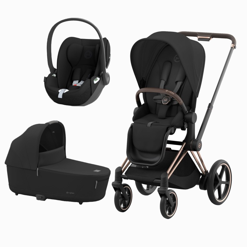 E-PRIAM ROSEGOLD + SEAT PACK + ALCOFA PRIAM LUX + CLOUD T