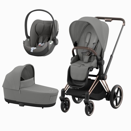 E-PRIAM ROSEGOLD + SEAT PACK + ALCOFA PRIAM LUX + CLOUD T