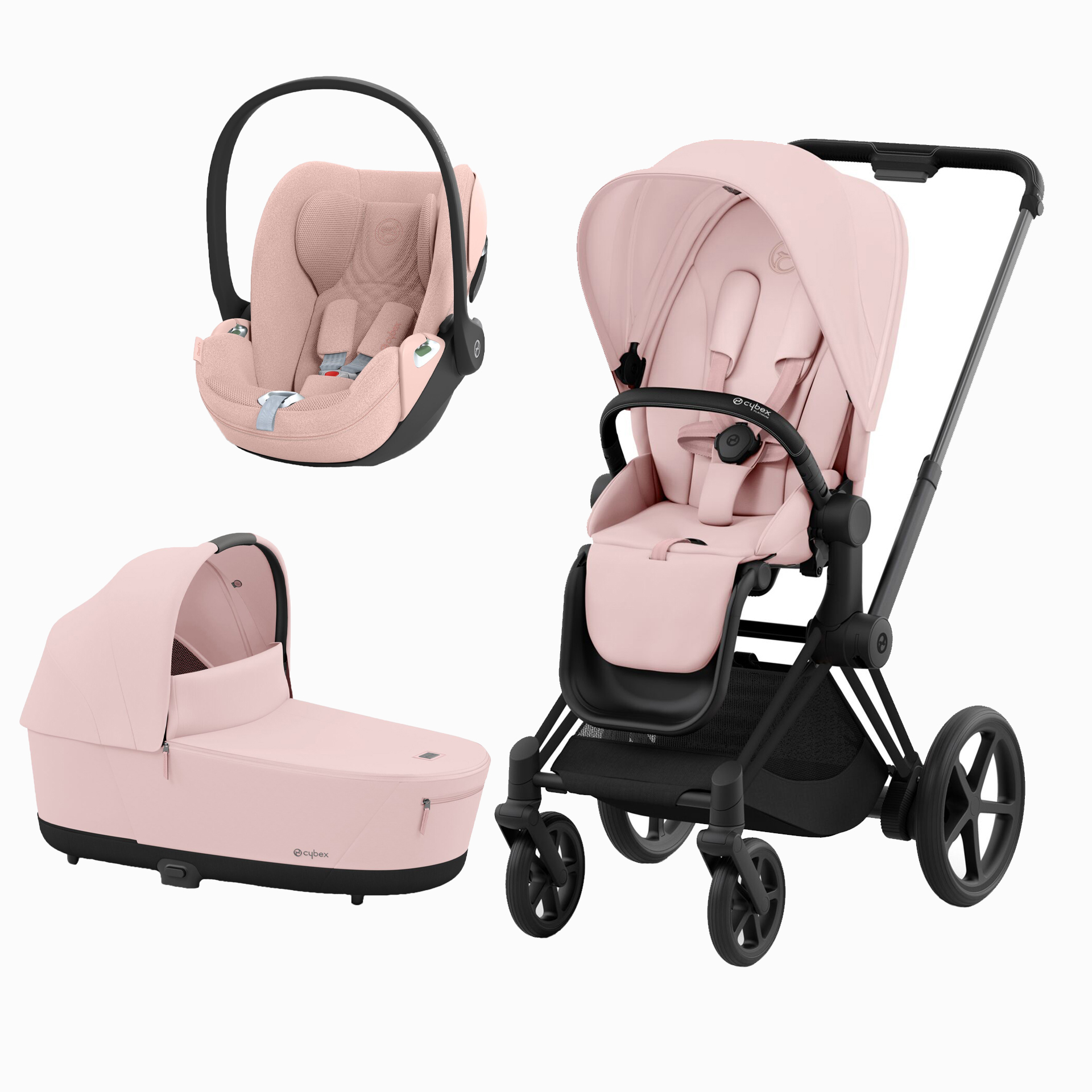 E-PRIAM MATT BLACK + SEAT PACK + ALCOFA PRIAM LUX + CLOUD T PLUS