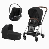 MIOS CHROME BROWN + SEAT PACK + ALCOFA MIOS + CLOUD T SEPIA BLACK