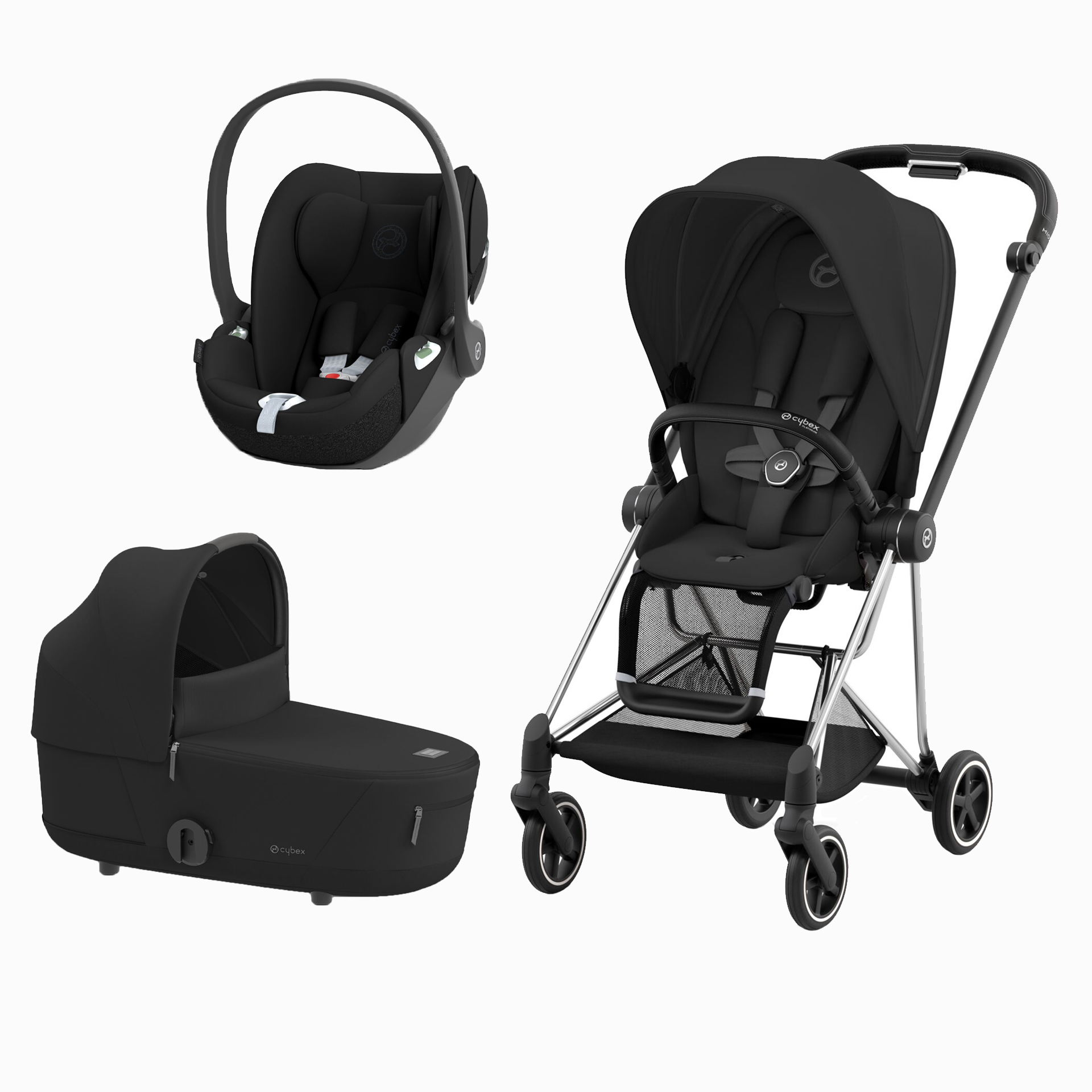MIOS CHROME BLACK + SEAT PACK + ALCOFA MIOS + CLOUD T