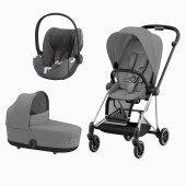 MIOS CHROME BLACK + SEAT PACK + ALCOFA MIOS + CLOUD T PLUS MIRAGE GREY