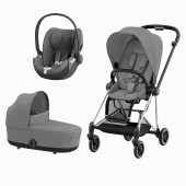 MIOS CHROME BLACK + SEAT PACK + ALCOFA MIOS + CLOUD T MIRAGE GREY