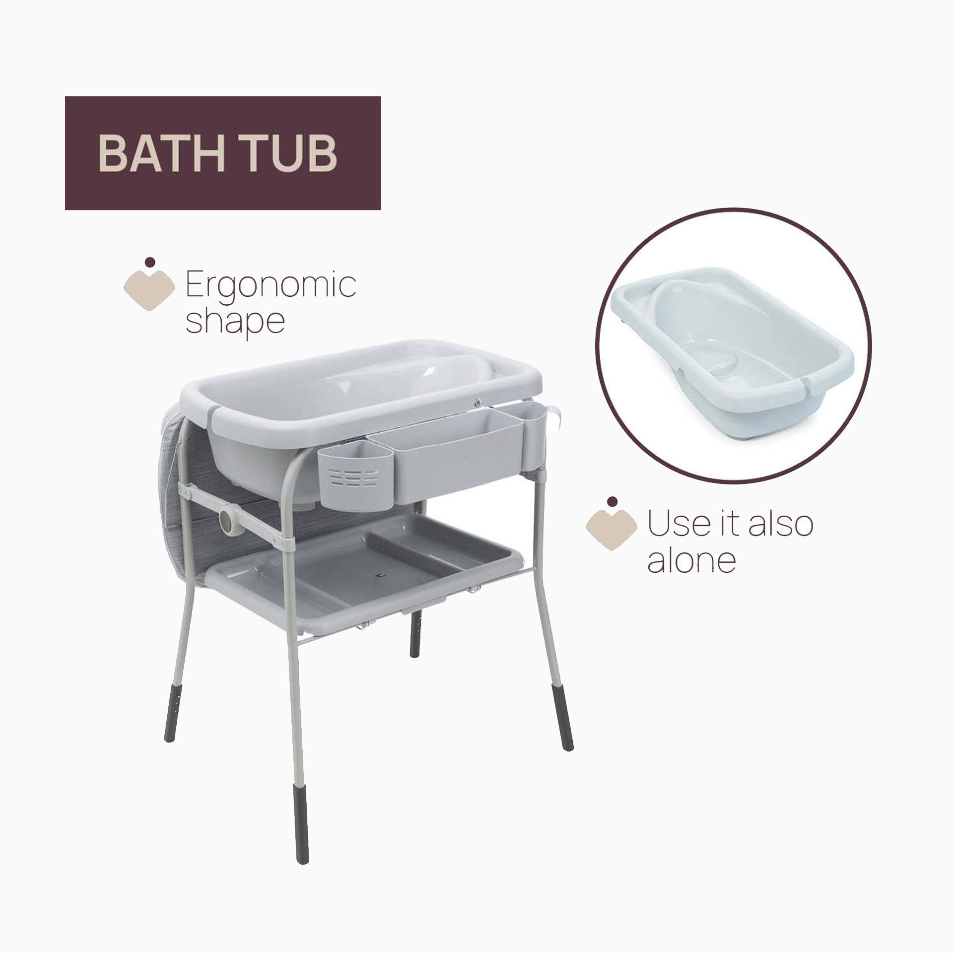 BANHEIRA CUDDLE E BUBBLE