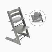 BUNDLE TRIPP TRAPP + BABYSET STORM GREY
