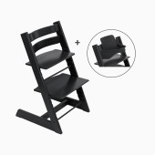 BUNDLE TRIPP TRAPP + BABYSET BLACK