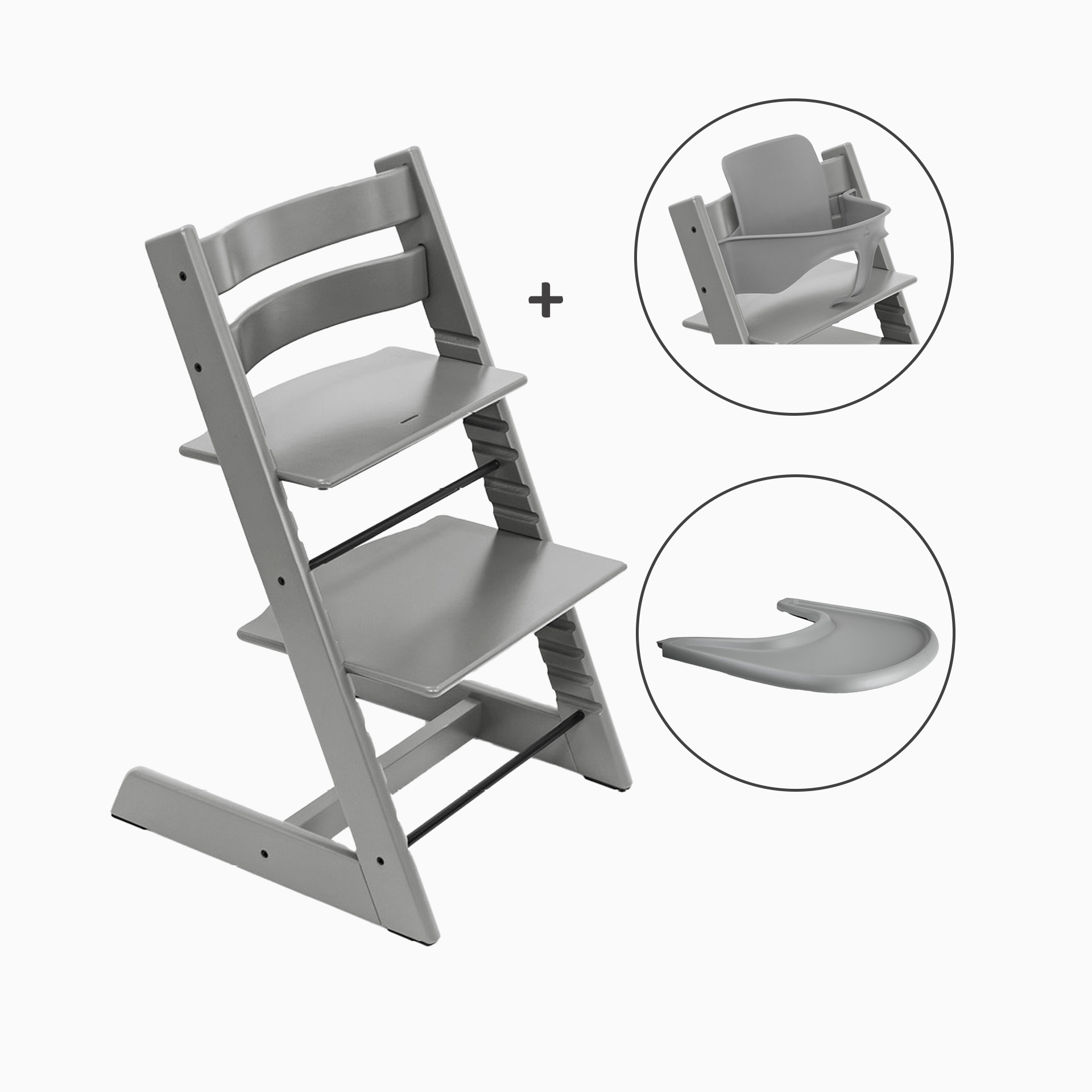 BUNDLE TRIPP TRAPP + BABYSET + BANDEJA