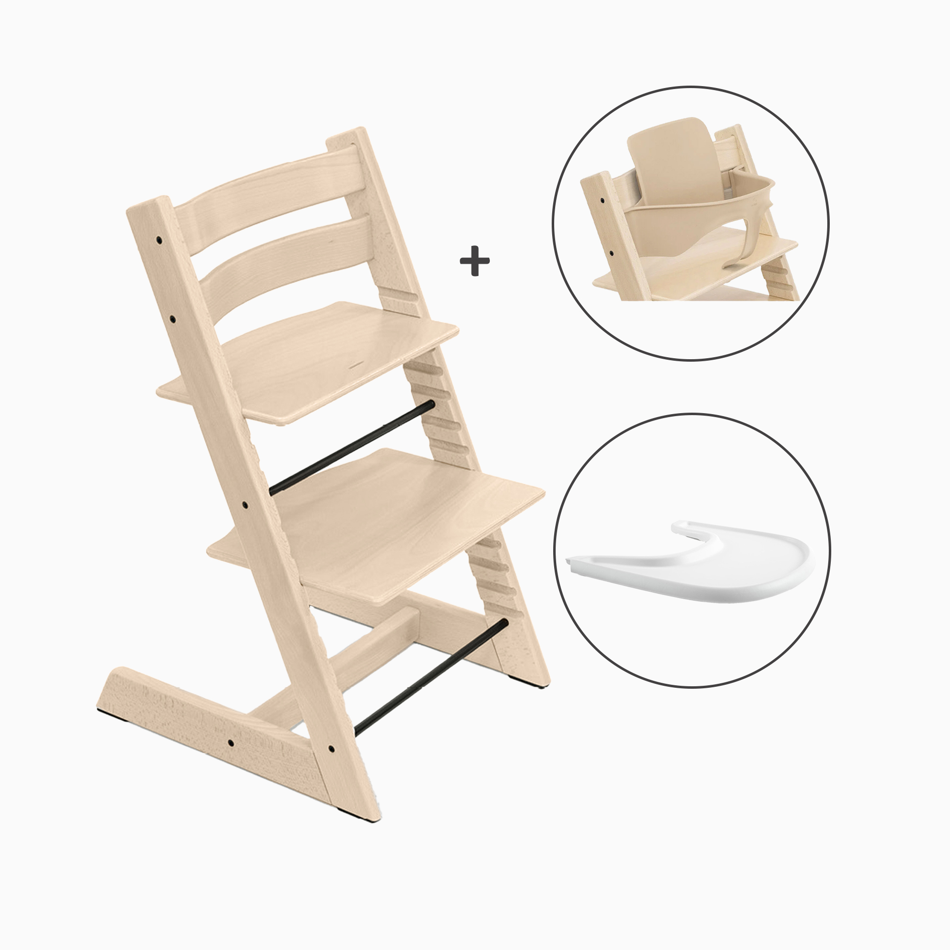 BUNDLE TRIPP TRAPP + BABYSET + BANDEJA