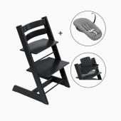 BUNDLE TRIPP TRAPP + BABYSET + NEWBORN SET BLACK/ANTHRACITE